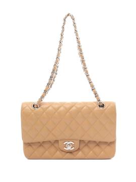 CHANEL Pre-Owned 2005-2006 Double Flap Schultertasche - Nude von CHANEL Pre-Owned