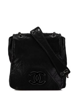 CHANEL Pre-Owned 2005-2006 Quilted Calfskin Double Stitch crossbody bag - Schwarz von CHANEL Pre-Owned