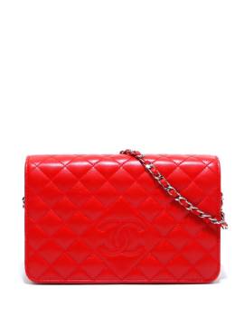 CHANEL Pre-Owned 2005-2006 pre-owned Portemonnaie mit Kettenriemen - Rot von CHANEL Pre-Owned