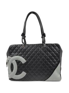 CHANEL Pre-Owned 2005 Cambon Ligne Handtasche - Schwarz von CHANEL Pre-Owned