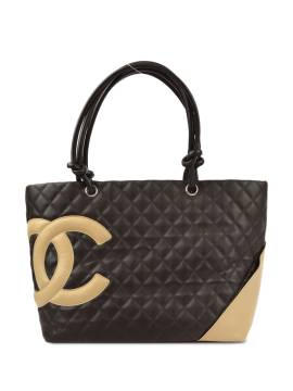 CHANEL Pre-Owned 2005 Cambon Ligne Handtasche - Braun von CHANEL Pre-Owned