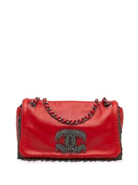 CHANEL Pre-Owned 2006-2008 Small Lambskin Rock and Cabaret Fringe Chain CC Flap shoulder bag - Rot von CHANEL Pre-Owned