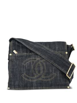 CHANEL Pre-Owned 2006 Jeans-Kuriertasche mit CC - Blau von CHANEL Pre-Owned