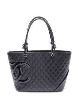 CHANEL Pre-Owned 2008-2009 Cambon Ligne Tote Bag - Schwarz von CHANEL Pre-Owned