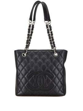 CHANEL Pre-Owned 2008-2009 Petite Caviar Shopping Tote Bag - Schwarz von CHANEL Pre-Owned