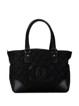 CHANEL Pre-Owned 2008-2009 gesteppte Paris-New York Line Tote Bag - Schwarz von CHANEL Pre-Owned