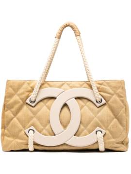 CHANEL Pre-Owned 2008 Cruise Yacht Coated Canvas Tote Bag - Braun von CHANEL Pre-Owned