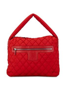 CHANEL Pre-Owned 2009-2010 gesteppte Coco Cocoon Hobo Handtasche - Rot von CHANEL Pre-Owned