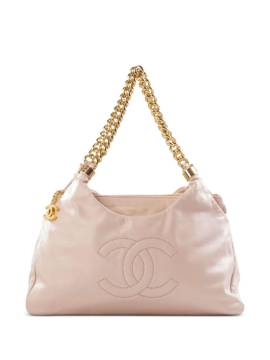 CHANEL Pre-Owned 2009 Schultertasche mit CC-Steppung - Rosa von CHANEL Pre-Owned