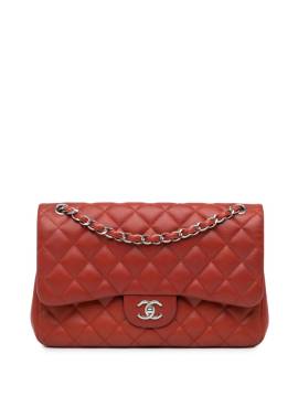 CHANEL Pre-Owned 2010-2011 Jumbo Classic Caviar Double Flap shoulder bag - Orange von CHANEL Pre-Owned