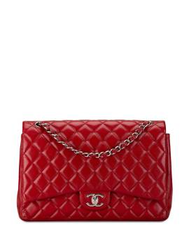 CHANEL Pre-Owned 2010-2011 maxi Classic Double Flap Schultertasche - Rot von CHANEL Pre-Owned