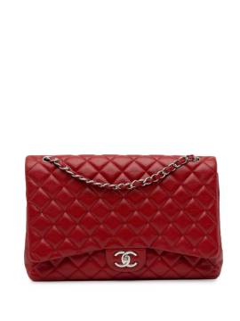 CHANEL Pre-Owned 2010-2011 maxi Classic Double Flap Schultertasche - Rot von CHANEL Pre-Owned