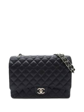 CHANEL Pre-Owned 2010-2011 Maxi Classic Caviar Double Flap shoulder bag - Schwarz von CHANEL Pre-Owned