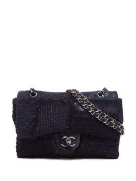 CHANEL Pre-Owned 2010 Tweed-Schultertasche mit CC Lock - Schwarz von CHANEL Pre-Owned