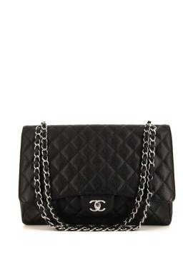 CHANEL Pre-Owned 2010 jumbo Timeless Schultertasche - Schwarz von CHANEL Pre-Owned