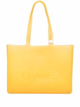 CHANEL Pre-Owned 2010er Handtasche mit Chanel Prägung - Gelb von CHANEL Pre-Owned