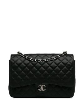 CHANEL Pre-Owned 2011 maxi Classic Double Flap Schultertasche - Schwarz von CHANEL Pre-Owned