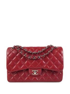 CHANEL Pre-Owned 2012 Jumbo Classic Caviar Double Flap shoulder bag - Rot von CHANEL Pre-Owned