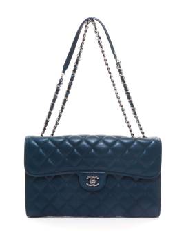 CHANEL Pre-Owned 2013-2014 Gesteppte Schultertasche - Blau von CHANEL Pre-Owned