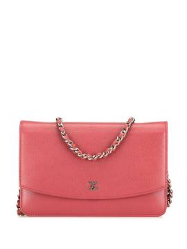 CHANEL Pre-Owned 2014 Sevruga Portemonnaie mit Kettenriemen - RED von CHANEL Pre-Owned