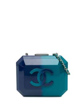 CHANEL Pre-Owned 2014 Clutch mit Kettenriemen - Blau von CHANEL Pre-Owned