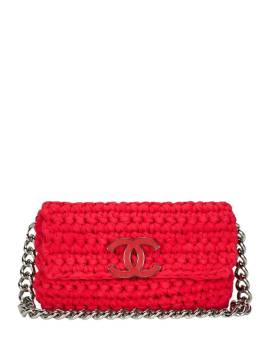 CHANEL Pre-Owned 2014 Cruise Crochet Flap Schultertasche - Rot von CHANEL Pre-Owned