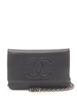 CHANEL Pre-Owned 2015-2016 Coco Mark Clutch - Blau von CHANEL Pre-Owned