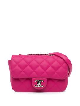 CHANEL Pre-Owned 2015-2016 kleine Paris Seoul Rubber Coco Rain Flap Umhängetasche - Rosa von CHANEL Pre-Owned