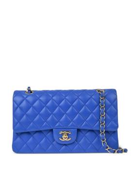 CHANEL Pre-Owned 2015 mittelgroße Schultertasche mit Double Flap - Blau von CHANEL Pre-Owned