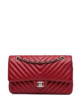 CHANEL Pre-Owned 2016-2017 mittelgroße Classic Double Flap Schultertasche - Rot von CHANEL Pre-Owned