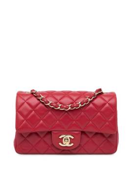 CHANEL Pre-Owned 2016-2017 mini Classic Single Flap Umhängetasche - Rosa von CHANEL Pre-Owned