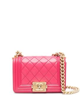 CHANEL Pre-Owned 2016-2017 mini Boy Umhängetasche - Rosa von CHANEL Pre-Owned
