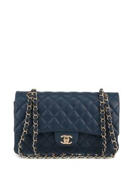 CHANEL Pre-Owned 2017 Double Flap Schultertasche - Blau von CHANEL Pre-Owned