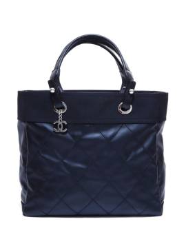 CHANEL Pre-Owned 2017 pre-owned Paris Biarritz Shopper - Schwarz von CHANEL Pre-Owned