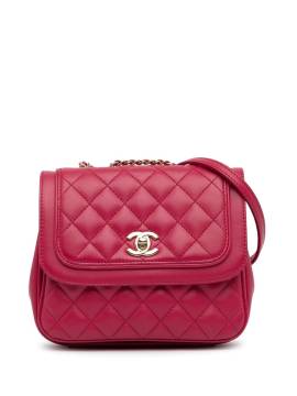 CHANEL Pre-Owned 2018-2019 kleine Lovely Day Flap Lammleder-Tasche - Rosa von CHANEL Pre-Owned