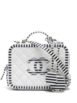 CHANEL Pre-Owned 2018-2019 Tasche mit Rautensteppung - Weiß von CHANEL Pre-Owned