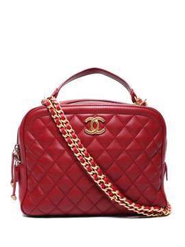 CHANEL Pre-Owned 2018-2019 Schultertasche mit Rautensteppung - Rot von CHANEL Pre-Owned