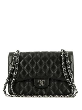 CHANEL Pre-Owned 2018 Jumbo Timeless Schultertasche - Schwarz von CHANEL Pre-Owned