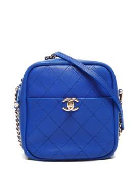 CHANEL Pre-Owned 2018 Umhängetasche mit Rautensteppung - Blau von CHANEL Pre-Owned