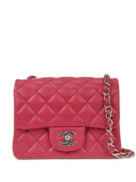 CHANEL Pre-Owned 2018 mini eckige Classic Schultertasche - Rosa von CHANEL Pre-Owned