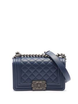 CHANEL Pre-Owned 2018 Chanel Boy Schultertasche - Blau von CHANEL Pre-Owned