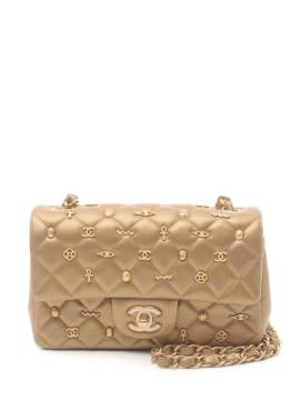 CHANEL Pre-Owned 2019 Mini Classic Flap Schultertasche - Gold von CHANEL Pre-Owned