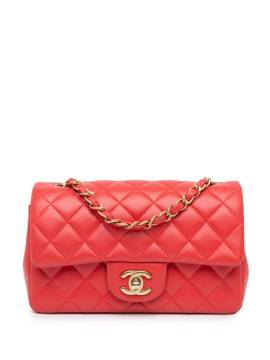 CHANEL Pre-Owned 2019 mini Classic Single Flap Umhängetasche - Rot von CHANEL Pre-Owned