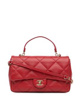 CHANEL Pre-Owned 2019 kleine Easy Carry Flap Satchel-Tasche - Rot von CHANEL Pre-Owned