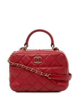 CHANEL Pre-Owned 2019 kleine Trendy CC Bowlingtasche aus Lammleder - Rot von CHANEL Pre-Owned