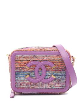 CHANEL Pre-Owned 2019 mini CC Filigree Kosmetiktasche - Violett von CHANEL Pre-Owned