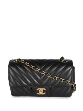 CHANEL Pre-Owned 2019 mini rectangular Classic Flap shoulder bag - Schwarz von CHANEL Pre-Owned