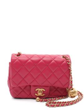 CHANEL Pre-Owned 2020-2021 Mini Classic Flap Schultertasche - Rosa von CHANEL Pre-Owned