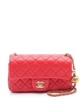 CHANEL Pre-Owned 2020-2021 Mini Classic Flap Schultertasche - Rot von CHANEL Pre-Owned