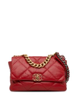 CHANEL Pre-Owned 2020 große 19 Flap Satchel-Tasche - Rot von CHANEL Pre-Owned